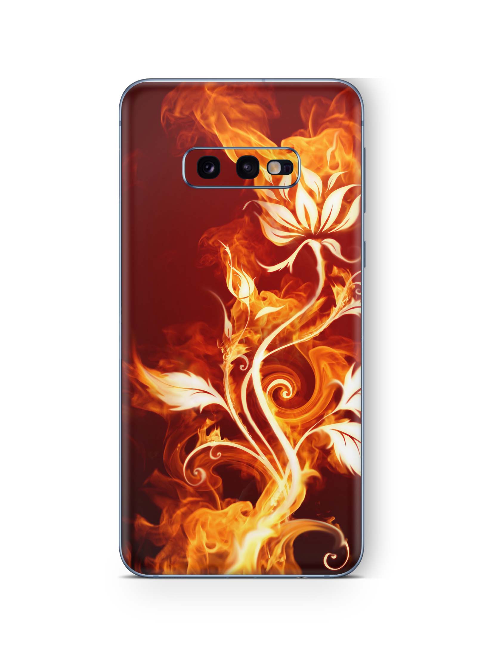 Samsung Galaxy S10 Skins Aufkleber Schutzfolie samsung galaxy s10 Skins4u Flower of Fire  