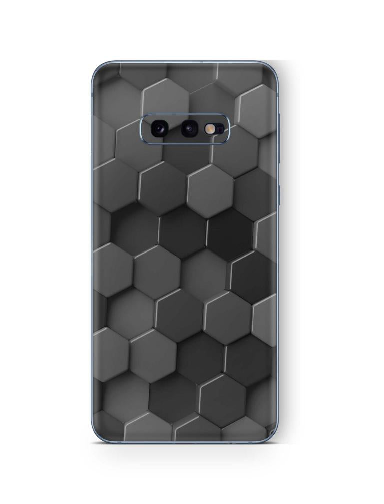 Samsung Galaxy S10 Skins Aufkleber Schutzfolie samsung galaxy s10 Skins4u Honeycomb Grey  