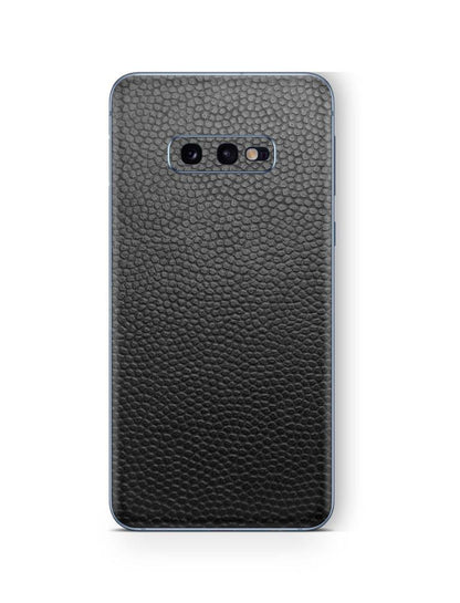 Samsung Galaxy S10 Skins Aufkleber Schutzfolie samsung galaxy s10 Skins4u Leder schwarz  