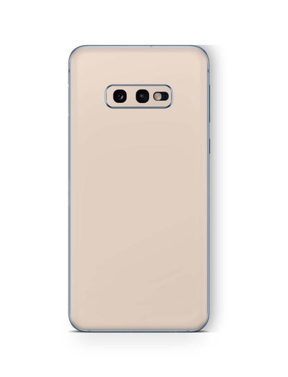 Samsung Galaxy S10 Skins Aufkleber Schutzfolie samsung galaxy s10 Skins4u Solid State Cream  