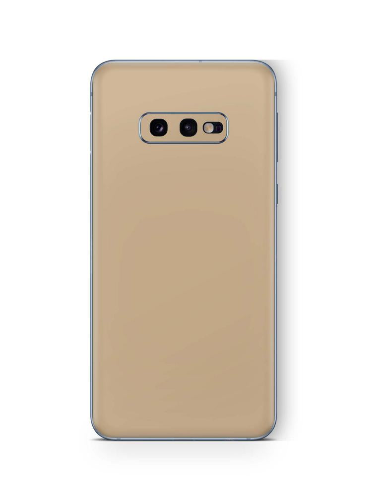 Samsung Galaxy S10 Skins Aufkleber Schutzfolie samsung galaxy s10 Skins4u Solid State wheat  