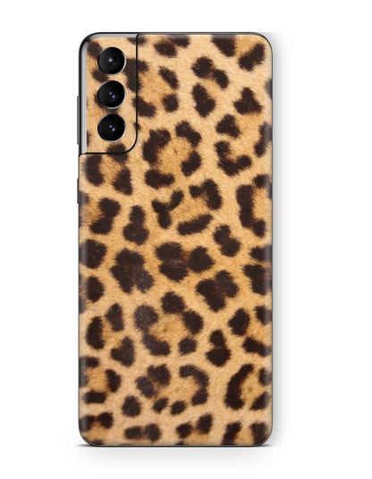 Samsung Galaxy S21 Skins Aufkleber Schutzfolie samsung galaxy s21 Skins4u Leopardenfell  