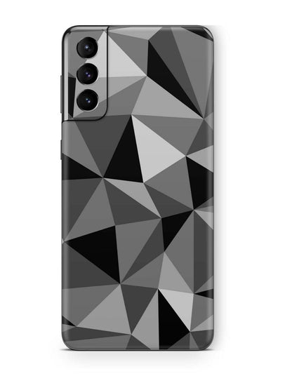 Samsung Galaxy S21 Skins Aufkleber Schutzfolie samsung galaxy s21 Skins4u Polygrey  