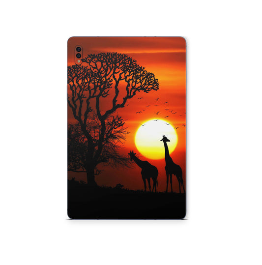 Samsung Galaxy Tab S5e Skins S6 & S6 Lite: Design Schutzfolie Premium Vinyl Afrika Aufkleber skins4u   