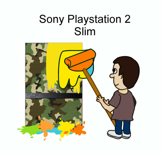 Playstation 2 PS2 Slim Skin individuell selber gestalten cpb_product Skins4u   