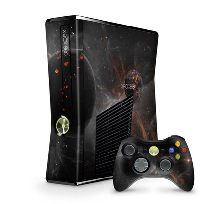 Xbox 360 Slim Skin Design Aufkleber Schutzfolie Vinyl Cover Case modding Skins Aufkleber Skins4u Astronomy  