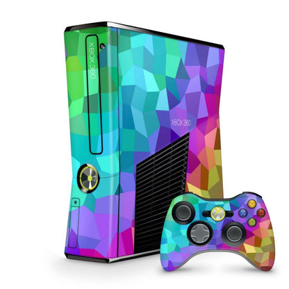 Xbox 360 Slim Skin Design Aufkleber Schutzfolie Vinyl Cover Case modding Skins Aufkleber Skins4u Cruo  