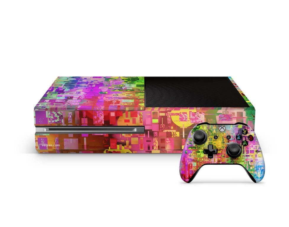 Xbox One Skin Design Aufkleber Schutzfolie Vinyl Cover Case modding Skins Aufkleber Skins4u Abstract  