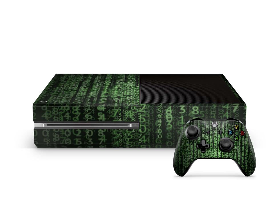 Xbox One Skin Design Aufkleber Schutzfolie Vinyl Cover Case modding Skins Aufkleber Skins4u Matrix  