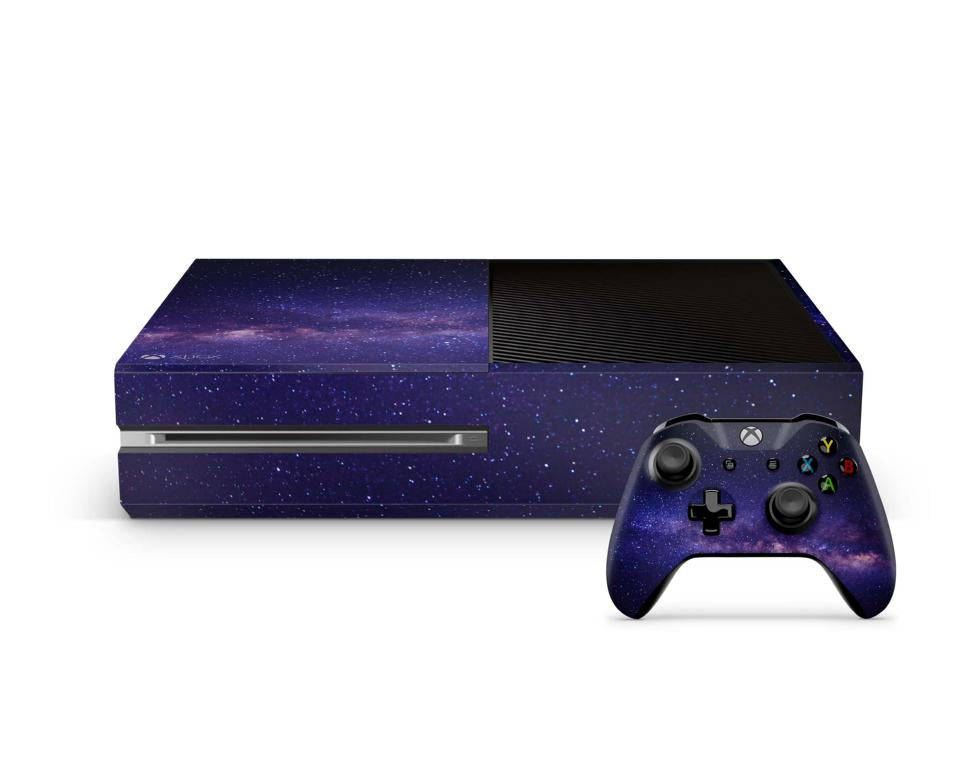 Xbox One Skin Design Aufkleber Schutzfolie Vinyl Cover Case modding Skins Aufkleber Skins4u Milky Way  