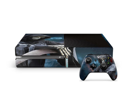 Xbox One Skin Design Aufkleber Schutzfolie Vinyl Cover Case modding Skins Aufkleber Skins4u Reaper  