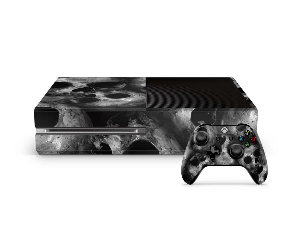 Xbox One Skin Design Aufkleber Schutzfolie Vinyl Cover Case modding Skins Aufkleber Skins4u Skulls  