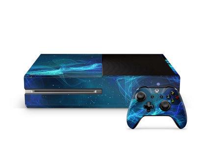 Xbox One Skin Design Aufkleber Schutzfolie Vinyl Cover Case modding Skins Aufkleber Skins4u Star Spiral  