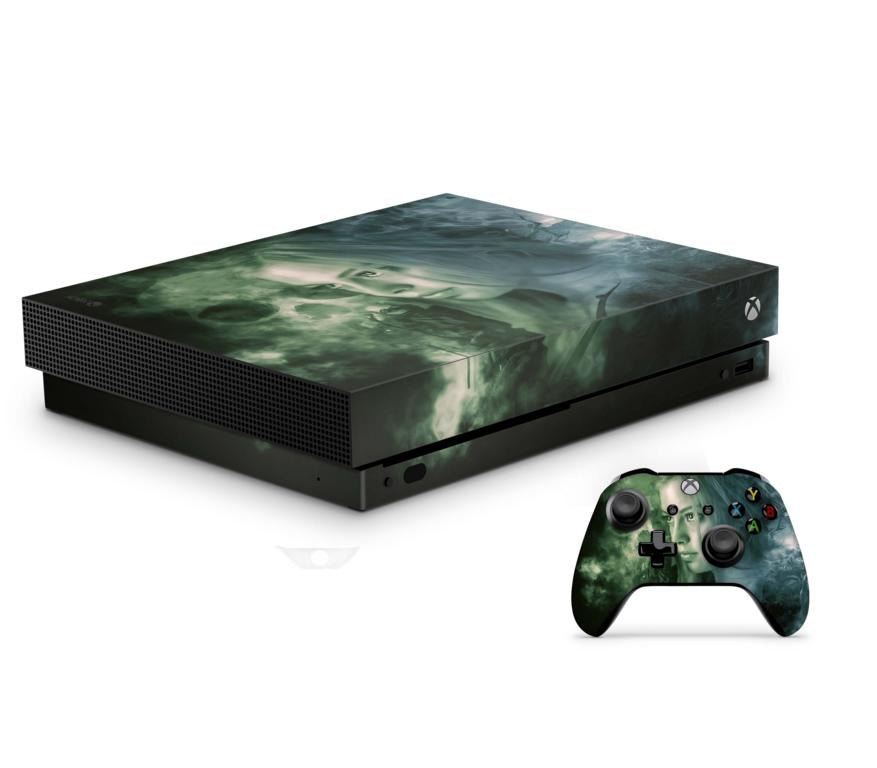 Xbox One X Skin Aufkleber Design Vinyl Schutzfolie Skins Wrap Cover Aufkleber Skins4u Ghosts  